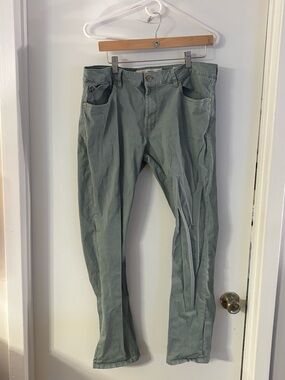 Tailor Vintage Sage Green Slim Chinos 38x32